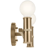 Torche Vanity Light Champagne Bronze By Kichler - Side View