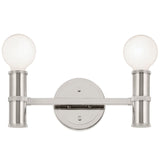 Torche Vanity Light Polished Nickel By Kichler - Front View