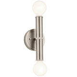 Torche Wall Sconce Brushed Nickel By Kichler