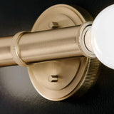 Torche Wall Sconce Champange Bronze By Kichler - Lifestyle View1
