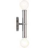 Torche Wall Sconce Polished Nickel By Kichler - Side View