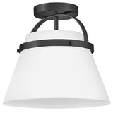 Tori Semi-Flush Mount Black By Lark Living - Front View