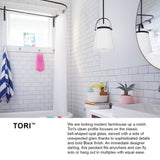 Tori Small Single Light Convertible Pendant