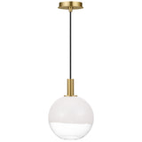 Torian Pendant Small Burnished Brass By Visual Comfort Studio