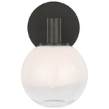 Torian Small Sconce Aged Iron By Visual Comfort Studio - Front View