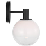 Torian Small Sconce Aged Iron By Visual Comfort Studio - Side View