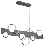 Torino Linear Suspension Light Small By Lib And Co - Side View