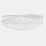 Toru Pendant Light Large Horizontal White White By David Trubridge