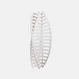 Toru Pendant Light Medium Vertical White White By David Trubridge