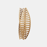 Toru Pendant Light Small Vertical Bamboo By David Trubridge
