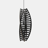 Toru Pendant Light Small Vertical Black Black By David Trubridge
