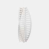 Toru Pendant Light Small Vertical White White By David Trubridge