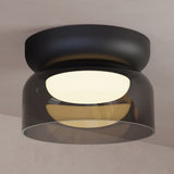Totem Mini Flush Mount Smoke By Pablo - Lifestyle View