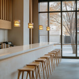 Totem Mini Up and Down Pendant Amber By Pablo - Lifestyle View1