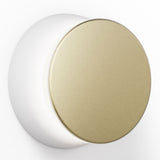 Totem Puck Light Matte White Brass By Pablo