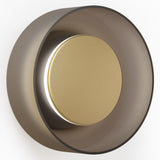 Totem Wall Sconce Brass Etched Etched Amber By Pablo