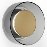 Totem Wall Sconce Brass Etched Smoke By Pablo