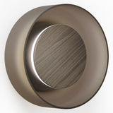 Totem Wall Sconce Walnut Essence Etched Amber By Pablo