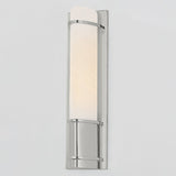 Tottenville Wall Light 16.25 Inch Polished Nickel By Hudson Valley - With Light