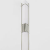 Tottenville Wall Light 27 Inch Polished Nickel By Hudson Valley - Front View