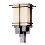 Tourou Outdoor Post Lantern Large, shown in Coastal Black, by Hubbardton Forge