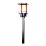 Tourou Outdoor Post Lantern Large, shown in Coastal Black, by Hubbardton Forge