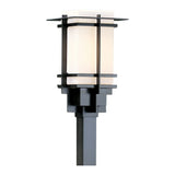 Tourou Outdoor Post Lantern Small, shown in Coastal Black, by Hubbardton Forge