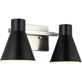 Towner Vanity Light — 15.75 Inch, Brushed Nickel