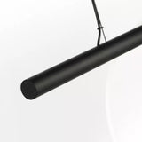 Trace Single Linear Small Chandelier Nightshade Black By Visual Comfort Detailed View 2