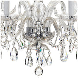 Traditional Crystal Chandelier 22"W x 21"H (5-Light) Polished Chrome