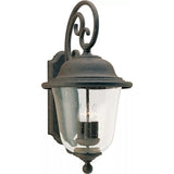 Trafalgar Outdoor Wall Lantern — 23.5 Inch, Oxidized Bronze