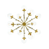 Traiton Chandelier 12 Lights By Eurofase Downlight View