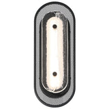Tramore Outdoor Wall Sconce 16 Inch Silver By Eurofase - Front View