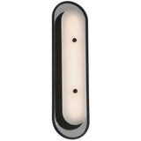 Tramore Outdoor Wall Sconce 22 Inch Alabaster By Eurofase - Side View