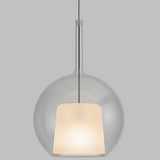 Transparent Glass Glo Maxi Pendant by Penta