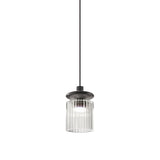 Tread Pendant Light by Vistosi, Finis: Matt Bronze, Color: Crystal Transparent, ,| Casa Di Luce Lighting