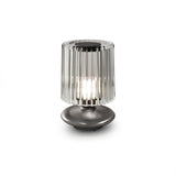 Tread Table Light by Vistosi, Finis: Matt Bronze, Color: Crystal Transparent, ,| Casa Di Luce Lighting