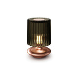 Tread Table Light by Vistosi, Finis: Matt Copper, Color: Old Green Transparent, ,| Casa Di Luce Lighting