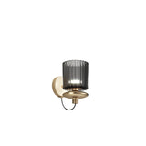 Tread Wall Light By Vistosi, Finish: Brass, Color: Fume, , | Casa Di Luce Lighting