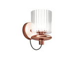 Tread Wall Light by Vistosi, Finis: Matt Copper, Color: Crystal Transparent, ,| Casa Di Luce Lighting