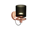 Tread Wall Light by Vistosi, Finis: Matt Copper, Color: Old Green Transparent, ,| Casa Di Luce Lighting