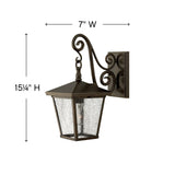 Trellis Wall Mount Lantern