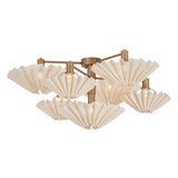 Tremblant Semi Flush - Medium in Patina Gold Leaf by Corbett