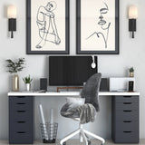 Trenton 1 Light Sconce Black Forged By Crystorama Lifestyle View1