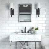 Trenton 1 Light Sconce Black Forged By Crystorama Lifestyle View