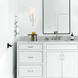 Trenton 1 Light Sconce Polished Nickel By Crystorama Lifestyle View1