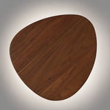 Tria Single Outdoor Wall Sconce Large Teak Wood By Bover ith Light