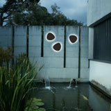 Tria Single Outdoor Wall Sconce Medium Graphite Brown Metal By Bover Lifestyle View2