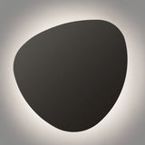 Tria Single Outdoor Wall Sconce Medium Graphite Brown Metal By Bover With Light