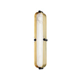 Tribeca Bath and Vanity Light - 16 Inch - Aged Brass with Black by Hudson Valley